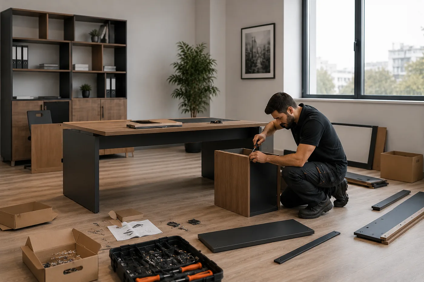 Ofis Mobilyası Kurulumu